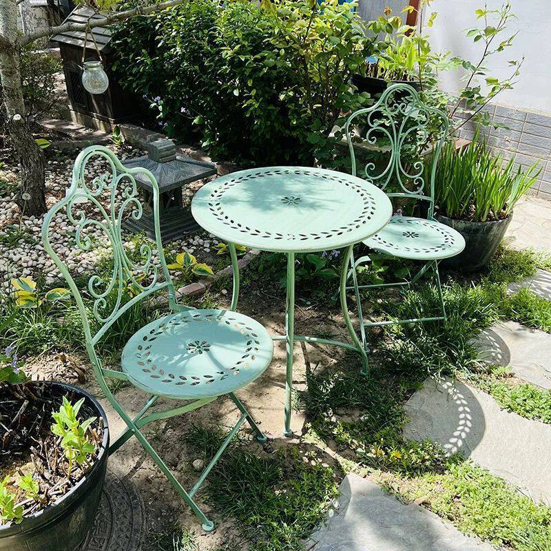 Outdoor Furniture Metal Chairs - Table et chaises en fer de