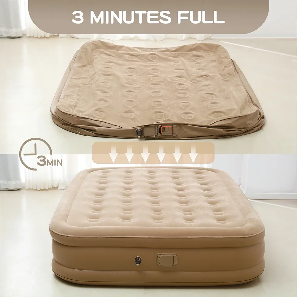 Matelas gonflable Queen avec p - Outdoor Furniture Luxury avis et prix