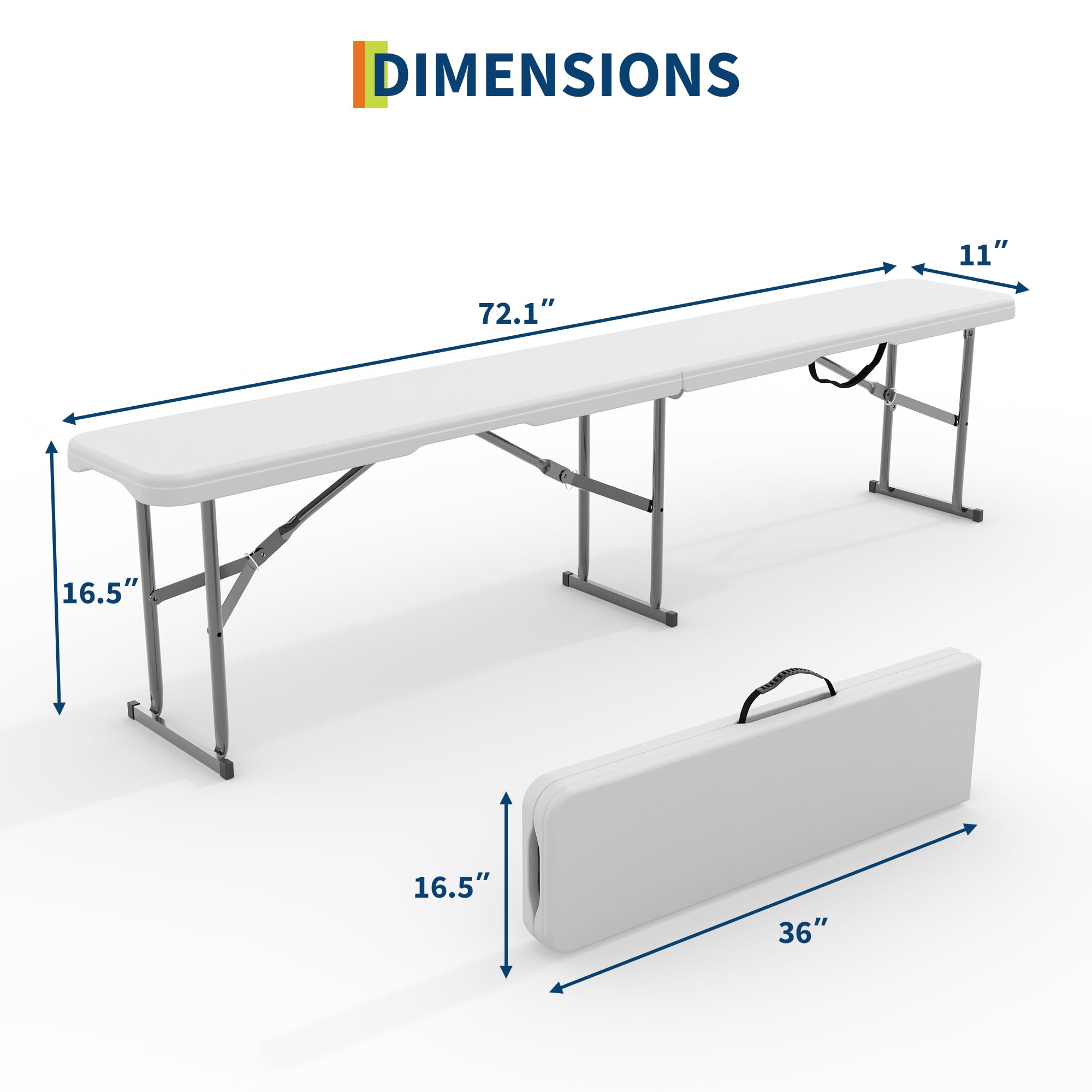 Lot de 2 bancs pliants d'extér - Outdoor Furniture Diy avis et prix