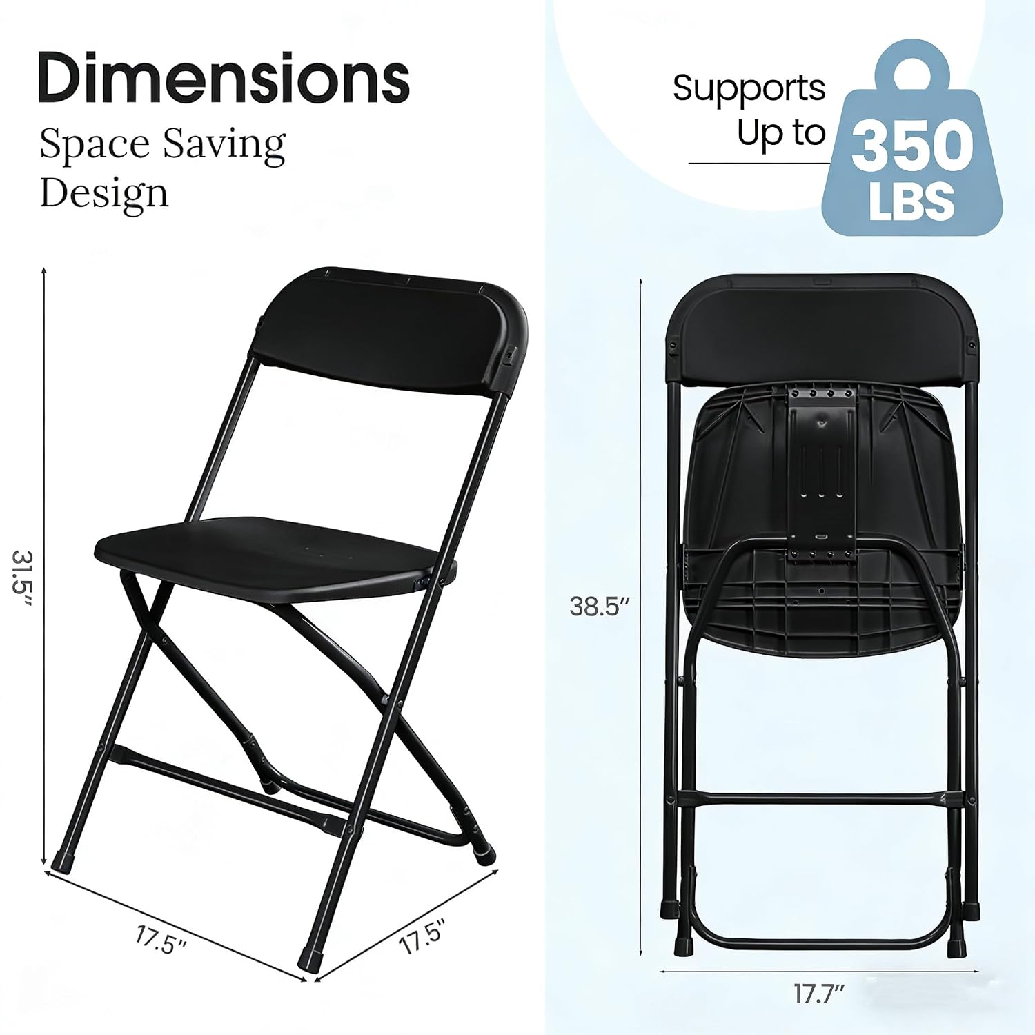 Chaise pliante noire, structur - Outdoor Furniture Metal Chairs avis et prix