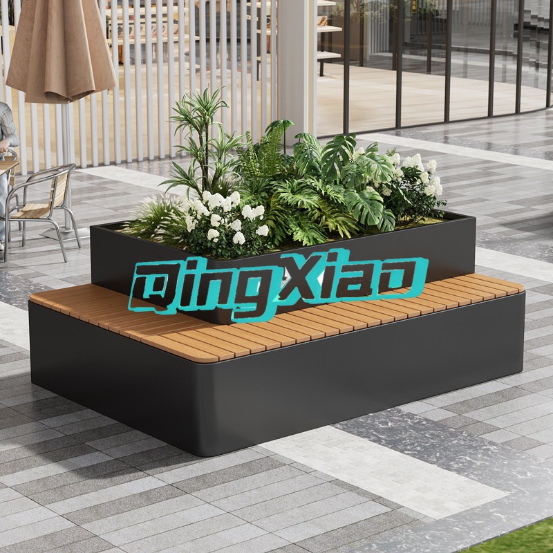 Banc d'extérieur avec jardiniè - Outdoor Furniture Metal Chairs avis et prix